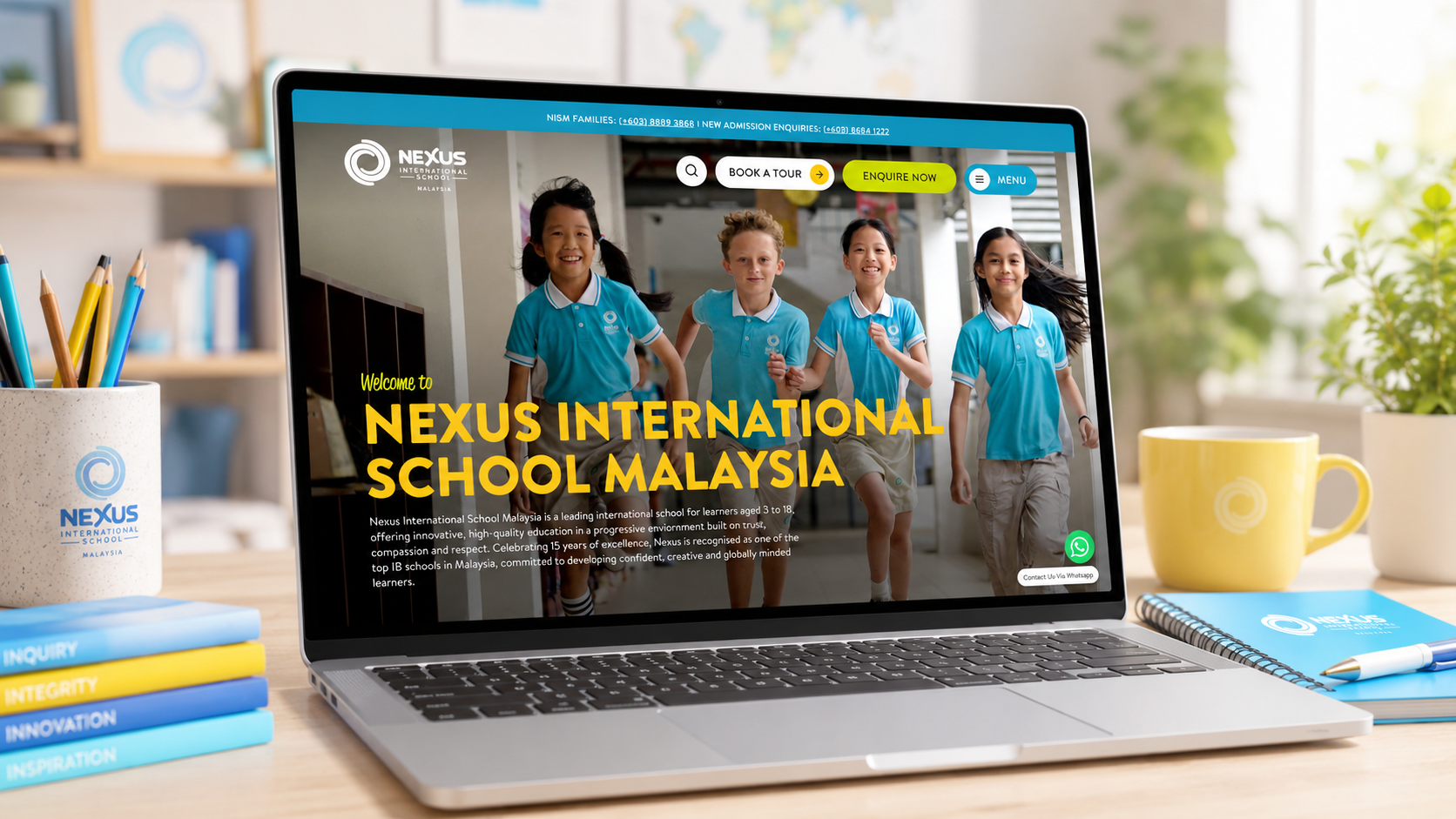 Nexus International School website